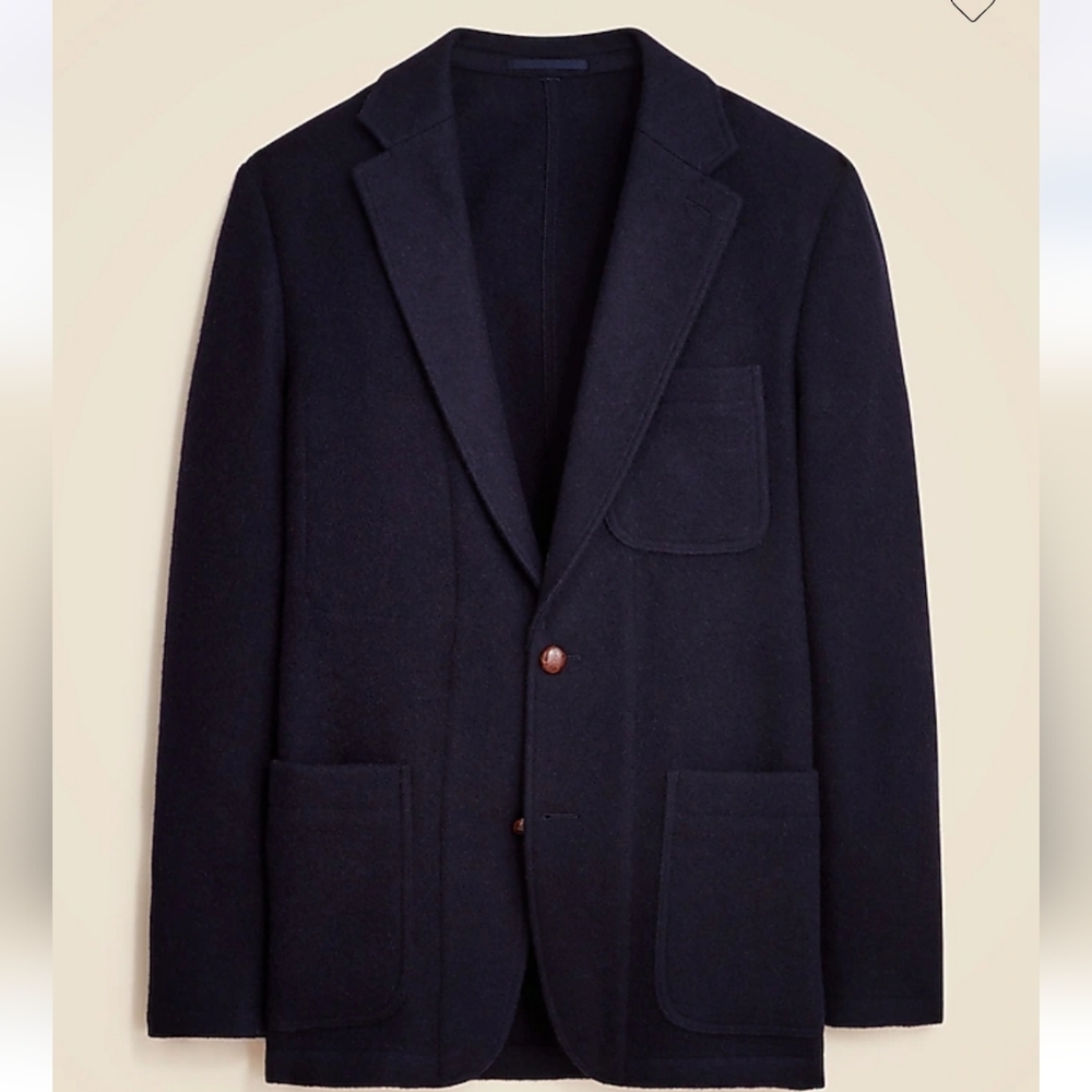 J. Crew Crosby Sportsman Jacket - navy